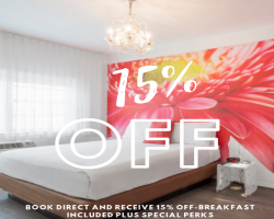 Book Now & Receive 15% OFF